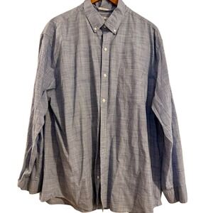 Hawker Rye Premium‎ Stretch Chambray Stripe Button Down Shirt XXL